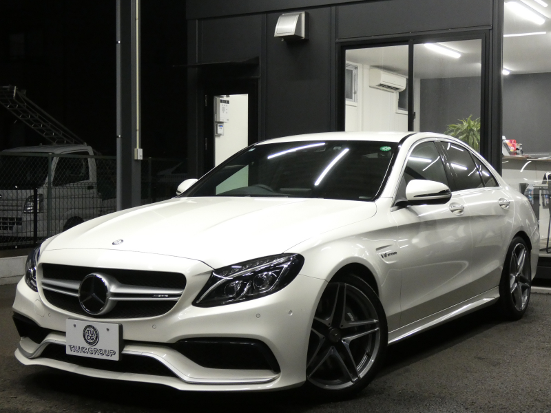 AMG Cクラス C63 ｴｸｽｸﾙｰｼﾌﾞ&ﾚｰﾀﾞｰｾｰﾌﾃｨPKG　AMG19ｲﾝﾁAW&AMGｴｱﾛ ﾌﾞﾗｯｸﾅｯﾊﾟﾚｻﾞｰ ﾅﾋﾞTV Bｶﾒﾗ Burmester 自動ﾄﾗﾝｸ/ﾌｯﾄOP ｴｱﾊﾞﾗﾝｽPKG/ﾊﾟﾌｭｰﾑｱﾄﾏｲｻﾞｰ AMGﾗｲﾄﾞｺﾝﾄﾛｰﾙｻｽ AMG強化ﾌﾞﾚｰｷ ﾄﾞﾗﾚｺ LEDﾍｯﾄﾞﾗｲﾄ/ｵｰﾄHB　2年保証付