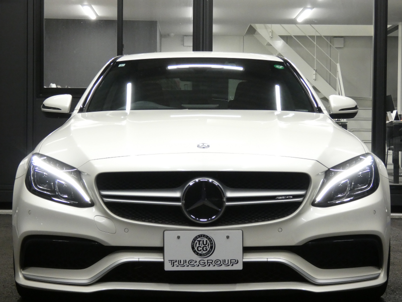 AMG Cクラス C63 ｴｸｽｸﾙｰｼﾌﾞ&ﾚｰﾀﾞｰｾｰﾌﾃｨPKG　AMG19ｲﾝﾁAW&AMGｴｱﾛ ﾌﾞﾗｯｸﾅｯﾊﾟﾚｻﾞｰ ﾅﾋﾞTV Bｶﾒﾗ Burmester 自動ﾄﾗﾝｸ/ﾌｯﾄOP ｴｱﾊﾞﾗﾝｽPKG/ﾊﾟﾌｭｰﾑｱﾄﾏｲｻﾞｰ AMGﾗｲﾄﾞｺﾝﾄﾛｰﾙｻｽ AMG強化ﾌﾞﾚｰｷ ﾄﾞﾗﾚｺ LEDﾍｯﾄﾞﾗｲﾄ/ｵｰﾄHB　2年保証付