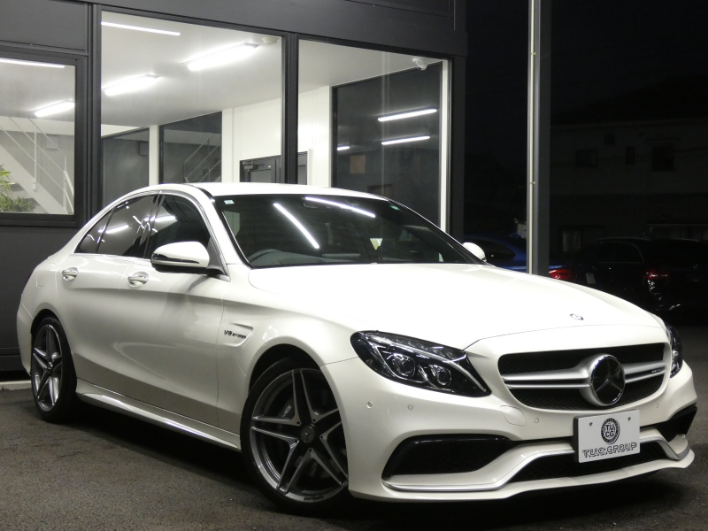 AMG Cクラス C63 ｴｸｽｸﾙｰｼﾌﾞ&ﾚｰﾀﾞｰｾｰﾌﾃｨPKG　AMG19ｲﾝﾁAW&AMGｴｱﾛ ﾌﾞﾗｯｸﾅｯﾊﾟﾚｻﾞｰ ﾅﾋﾞTV Bｶﾒﾗ Burmester 自動ﾄﾗﾝｸ/ﾌｯﾄOP ｴｱﾊﾞﾗﾝｽPKG/ﾊﾟﾌｭｰﾑｱﾄﾏｲｻﾞｰ AMGﾗｲﾄﾞｺﾝﾄﾛｰﾙｻｽ AMG強化ﾌﾞﾚｰｷ ﾄﾞﾗﾚｺ LEDﾍｯﾄﾞﾗｲﾄ/ｵｰﾄHB　2年保証付