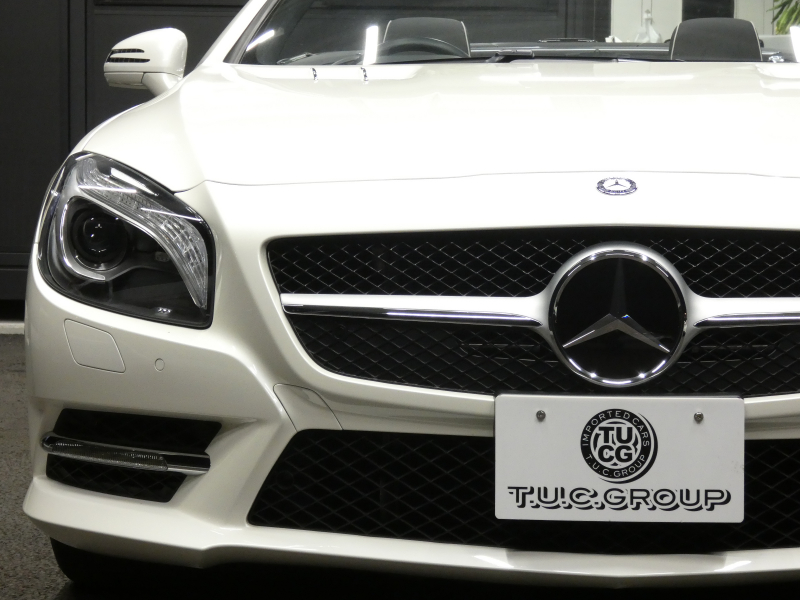 メルセデスベンツ SLクラス SL350 AMGｽﾎﾟｰﾂ&ABC&ﾚｰﾀﾞｰｾｰﾌﾃｨPKG　AMGｴｱﾛ/19ｲﾝﾁAW ﾏｼﾞｯｸｽｶｲﾙｰﾌ ｷｰﾚｽｺﾞｰ 黒革/ﾍﾞﾝﾁﾚｰﾀｰ HDDﾅﾋﾞ 地ﾃﾞｼﾞ Bｶﾒﾗ BTｵｰﾃﾞｨｵ ﾊﾟﾄﾞﾙｼﾌﾄ 自動ﾄﾗﾝｸ/ﾌｯﾄOP付 ABCｻｽﾍﾟﾝｼｮﾝ ｷｾﾉﾝ/自動HB ｱﾝﾋﾞｴﾝﾄﾗｲﾄ　2年保証付