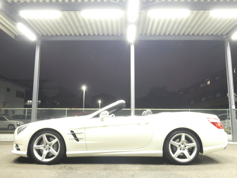 メルセデスベンツ SLクラス SL350 AMGｽﾎﾟｰﾂ&ABC&ﾚｰﾀﾞｰｾｰﾌﾃｨPKG　AMGｴｱﾛ/19ｲﾝﾁAW ﾏｼﾞｯｸｽｶｲﾙｰﾌ ｷｰﾚｽｺﾞｰ 黒革/ﾍﾞﾝﾁﾚｰﾀｰ HDDﾅﾋﾞ 地ﾃﾞｼﾞ Bｶﾒﾗ BTｵｰﾃﾞｨｵ ﾊﾟﾄﾞﾙｼﾌﾄ 自動ﾄﾗﾝｸ/ﾌｯﾄOP付 ABCｻｽﾍﾟﾝｼｮﾝ ｷｾﾉﾝ/自動HB ｱﾝﾋﾞｴﾝﾄﾗｲﾄ　2年保証付