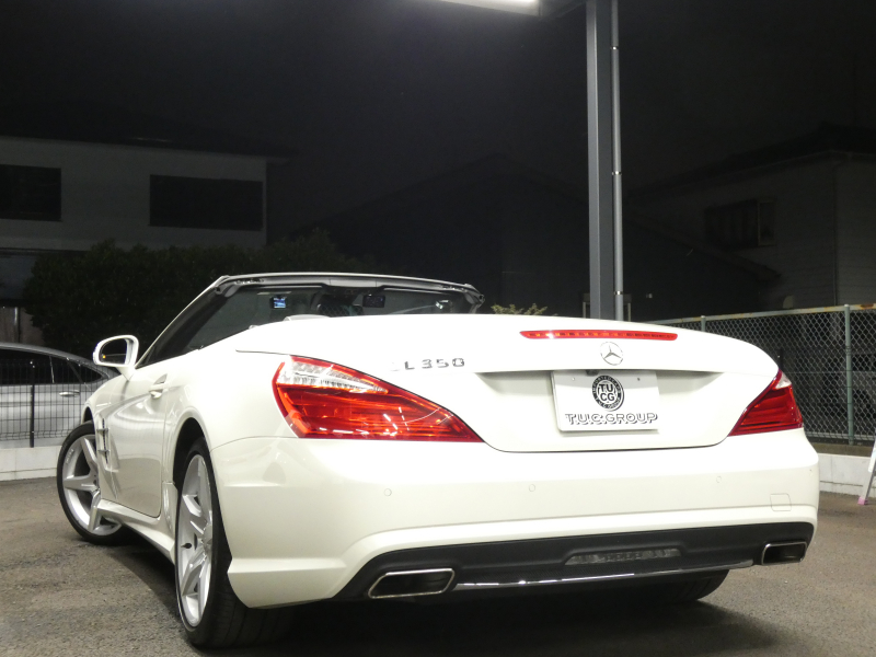 メルセデスベンツ SLクラス SL350 AMGｽﾎﾟｰﾂ&ABC&ﾚｰﾀﾞｰｾｰﾌﾃｨPKG　AMGｴｱﾛ/19ｲﾝﾁAW ﾏｼﾞｯｸｽｶｲﾙｰﾌ ｷｰﾚｽｺﾞｰ 黒革/ﾍﾞﾝﾁﾚｰﾀｰ HDDﾅﾋﾞ 地ﾃﾞｼﾞ Bｶﾒﾗ BTｵｰﾃﾞｨｵ ﾊﾟﾄﾞﾙｼﾌﾄ 自動ﾄﾗﾝｸ/ﾌｯﾄOP付 ABCｻｽﾍﾟﾝｼｮﾝ ｷｾﾉﾝ/自動HB ｱﾝﾋﾞｴﾝﾄﾗｲﾄ　2年保証付