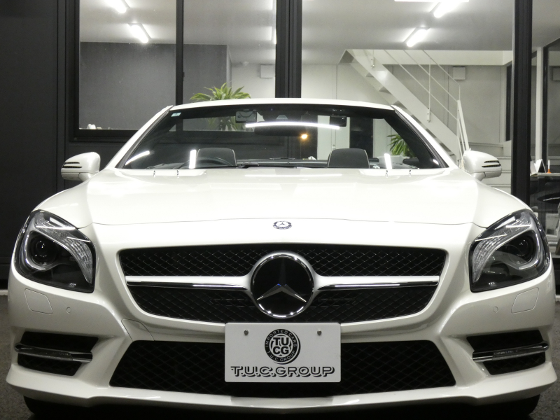 メルセデスベンツ SLクラス SL350 AMGｽﾎﾟｰﾂ&ABC&ﾚｰﾀﾞｰｾｰﾌﾃｨPKG　AMGｴｱﾛ/19ｲﾝﾁAW ﾏｼﾞｯｸｽｶｲﾙｰﾌ ｷｰﾚｽｺﾞｰ 黒革/ﾍﾞﾝﾁﾚｰﾀｰ HDDﾅﾋﾞ 地ﾃﾞｼﾞ Bｶﾒﾗ BTｵｰﾃﾞｨｵ ﾊﾟﾄﾞﾙｼﾌﾄ 自動ﾄﾗﾝｸ/ﾌｯﾄOP付 ABCｻｽﾍﾟﾝｼｮﾝ ｷｾﾉﾝ/自動HB ｱﾝﾋﾞｴﾝﾄﾗｲﾄ　2年保証付