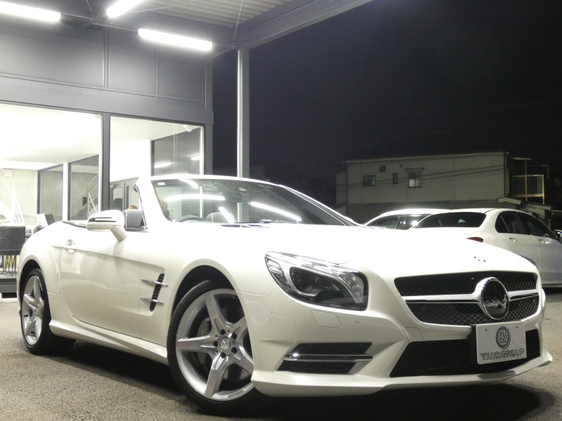 メルセデスベンツ SLクラス SL350 AMGｽﾎﾟｰﾂ&ABC&ﾚｰﾀﾞｰｾｰﾌﾃｨPKG　AMGｴｱﾛ/19ｲﾝﾁAW ﾏｼﾞｯｸｽｶｲﾙｰﾌ ｷｰﾚｽｺﾞｰ 黒革/ﾍﾞﾝﾁﾚｰﾀｰ HDDﾅﾋﾞ 地ﾃﾞｼﾞ Bｶﾒﾗ BTｵｰﾃﾞｨｵ ﾊﾟﾄﾞﾙｼﾌﾄ 自動ﾄﾗﾝｸ/ﾌｯﾄOP付 ABCｻｽﾍﾟﾝｼｮﾝ ｷｾﾉﾝ/自動HB ｱﾝﾋﾞｴﾝﾄﾗｲﾄ　2年保証付