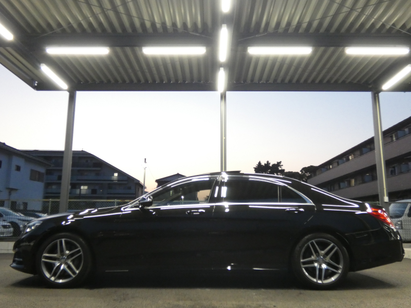 メルセデスベンツ Sクラス S550 ﾛﾝｸﾞ AMGｽﾎﾟｰﾂ&ﾚｰﾀﾞｰｾｰﾌﾃｨPKG　AMGｴｱﾛ/19ｲﾝﾁAW ﾌﾞﾗｯｸﾅｯﾊﾟﾚｻﾞｰ/前後ﾍﾞﾝﾁﾚｰﾀｰ ﾊﾟﾉﾗﾏSR ﾅﾋﾞ 地ﾃﾞｼﾞ 360度ｶﾒﾗ Burmester ｴｱﾊﾞﾗﾝｽPKG 自動ﾄﾗﾝｸ/ﾌｯﾄOP ｷｰﾚｽｺﾞｰ ﾄﾞﾗﾚｺ LEDﾗｲﾄ/自動HB ｱﾝﾋﾞｴﾝﾄﾗｲﾄ　2年保証付