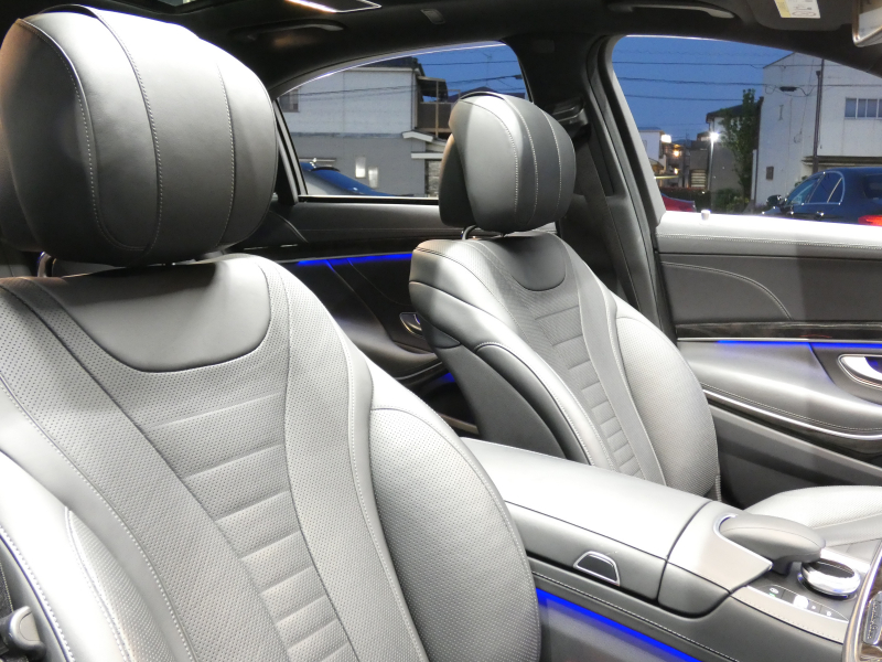 メルセデスベンツ Sクラス S550 ﾛﾝｸﾞ AMGｽﾎﾟｰﾂ&ﾚｰﾀﾞｰｾｰﾌﾃｨPKG　AMGｴｱﾛ/19ｲﾝﾁAW ﾌﾞﾗｯｸﾅｯﾊﾟﾚｻﾞｰ/前後ﾍﾞﾝﾁﾚｰﾀｰ ﾊﾟﾉﾗﾏSR ﾅﾋﾞ 地ﾃﾞｼﾞ 360度ｶﾒﾗ Burmester ｴｱﾊﾞﾗﾝｽPKG 自動ﾄﾗﾝｸ/ﾌｯﾄOP ｷｰﾚｽｺﾞｰ ﾄﾞﾗﾚｺ LEDﾗｲﾄ/自動HB ｱﾝﾋﾞｴﾝﾄﾗｲﾄ　2年保証付
