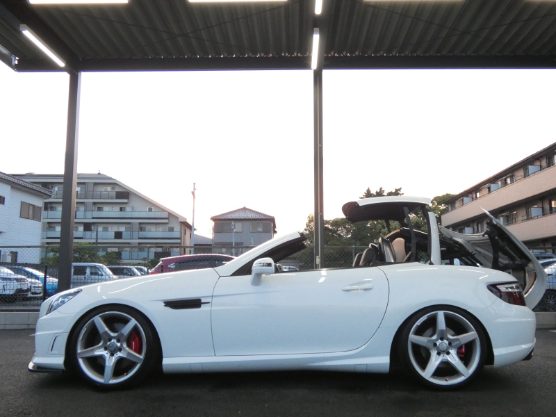 メルセデスベンツ SLKクラス SLK200 MT AMGｽﾎﾟｰﾂPKG　6速MT AMGｴｱﾛ/19ｲﾝﾁAW H&Rﾀﾞｳﾝｻｽ FOXﾏﾌﾗｰ ﾊﾟﾅﾒﾘｶｰﾅｸﾞﾘﾙ 黒革ｼｰﾄ/ﾋｰﾀｰ/ｴｱｽｶｰﾌ HDDﾅﾋﾞ 地ﾃﾞｼﾞ BTｵｰﾃﾞｨｵ ﾄﾞﾗﾚｺ GPSﾚｰﾀﾞｰ ｸﾙｺﾝ ｷｾﾉﾝ/自動ﾊｲﾋﾞｰﾑ　2年保証付