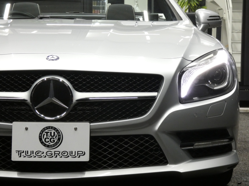 メルセデスベンツ SLクラス SL350 BL-EF AMGｽﾎﾟｰﾂ&ﾚｰﾀﾞｰｾｰﾌﾃｨPKG　ｷｰﾚｽｺﾞｰ AMGｴｱﾛ&19AW 黒革ｼｰﾄ/ﾋｰﾀｰ/ｴｱｽｶｰﾌ HDDﾅﾋﾞ 地ﾃﾞｼﾞ Bｶﾒﾗ ﾄﾞﾗﾚｺ ﾊﾟﾄﾞﾙｼﾌﾄ 自動ﾄﾗﾝｸ/ﾌｯﾄOP ｷｾﾉﾝﾗｲﾄ/自動HB ｱﾝﾋﾞｴﾝﾄﾗｲﾄ　2年保証付