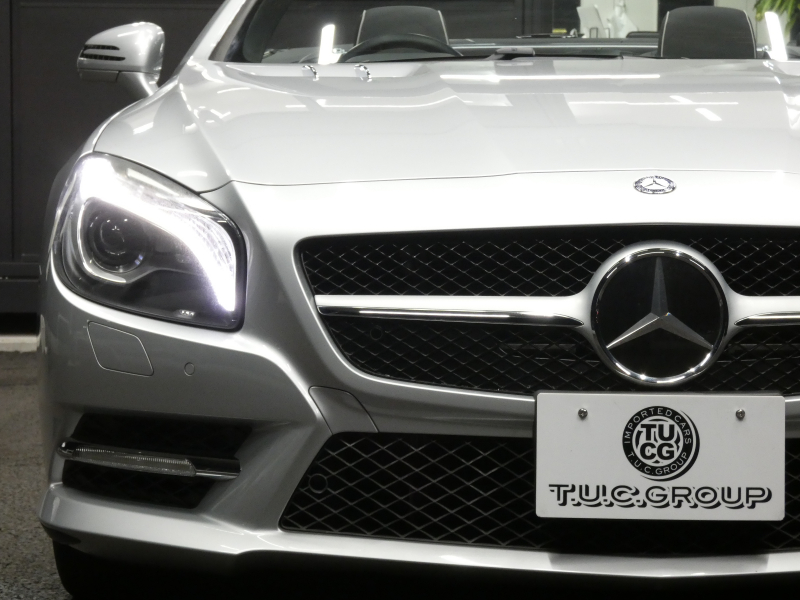 メルセデスベンツ SLクラス SL350 BL-EF AMGｽﾎﾟｰﾂ&ﾚｰﾀﾞｰｾｰﾌﾃｨPKG　ｷｰﾚｽｺﾞｰ AMGｴｱﾛ&19AW 黒革ｼｰﾄ/ﾋｰﾀｰ/ｴｱｽｶｰﾌ HDDﾅﾋﾞ 地ﾃﾞｼﾞ Bｶﾒﾗ ﾄﾞﾗﾚｺ ﾊﾟﾄﾞﾙｼﾌﾄ 自動ﾄﾗﾝｸ/ﾌｯﾄOP ｷｾﾉﾝﾗｲﾄ/自動HB ｱﾝﾋﾞｴﾝﾄﾗｲﾄ　2年保証付