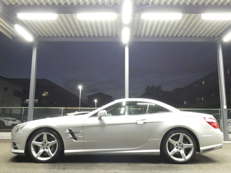 メルセデスベンツ SLクラス SL350 BL-EF AMGｽﾎﾟｰﾂ&ﾚｰﾀﾞｰｾｰﾌﾃｨPKG　ｷｰﾚｽｺﾞｰ AMGｴｱﾛ&19AW 黒革ｼｰﾄ/ﾋｰﾀｰ/ｴｱｽｶｰﾌ HDDﾅﾋﾞ 地ﾃﾞｼﾞ Bｶﾒﾗ ﾄﾞﾗﾚｺ ﾊﾟﾄﾞﾙｼﾌﾄ 自動ﾄﾗﾝｸ/ﾌｯﾄOP ｷｾﾉﾝﾗｲﾄ/自動HB ｱﾝﾋﾞｴﾝﾄﾗｲﾄ　2年保証付