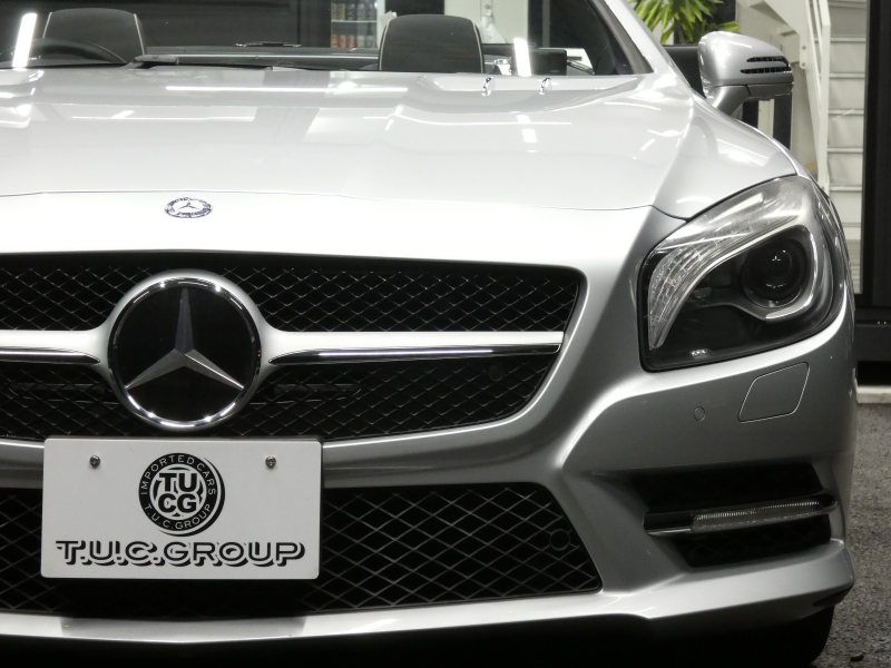 メルセデスベンツ SLクラス SL350 BL-EF AMGｽﾎﾟｰﾂ&ﾚｰﾀﾞｰｾｰﾌﾃｨPKG　ｷｰﾚｽｺﾞｰ AMGｴｱﾛ&19AW 黒革ｼｰﾄ/ﾋｰﾀｰ/ｴｱｽｶｰﾌ HDDﾅﾋﾞ 地ﾃﾞｼﾞ Bｶﾒﾗ ﾄﾞﾗﾚｺ ﾊﾟﾄﾞﾙｼﾌﾄ 自動ﾄﾗﾝｸ/ﾌｯﾄOP ｷｾﾉﾝﾗｲﾄ/自動HB ｱﾝﾋﾞｴﾝﾄﾗｲﾄ　2年保証付