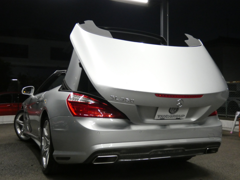 メルセデスベンツ SLクラス SL350 BL-EF AMGｽﾎﾟｰﾂ&ﾚｰﾀﾞｰｾｰﾌﾃｨPKG　ｷｰﾚｽｺﾞｰ AMGｴｱﾛ&19AW 黒革ｼｰﾄ/ﾋｰﾀｰ/ｴｱｽｶｰﾌ HDDﾅﾋﾞ 地ﾃﾞｼﾞ Bｶﾒﾗ ﾄﾞﾗﾚｺ ﾊﾟﾄﾞﾙｼﾌﾄ 自動ﾄﾗﾝｸ/ﾌｯﾄOP ｷｾﾉﾝﾗｲﾄ/自動HB ｱﾝﾋﾞｴﾝﾄﾗｲﾄ　2年保証付