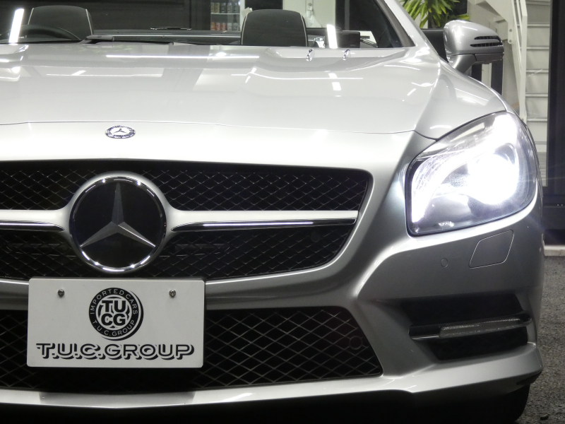 メルセデスベンツ SLクラス SL350 BL-EF AMGｽﾎﾟｰﾂ&ﾚｰﾀﾞｰｾｰﾌﾃｨPKG　ｷｰﾚｽｺﾞｰ AMGｴｱﾛ&19AW 黒革ｼｰﾄ/ﾋｰﾀｰ/ｴｱｽｶｰﾌ HDDﾅﾋﾞ 地ﾃﾞｼﾞ Bｶﾒﾗ ﾄﾞﾗﾚｺ ﾊﾟﾄﾞﾙｼﾌﾄ 自動ﾄﾗﾝｸ/ﾌｯﾄOP ｷｾﾉﾝﾗｲﾄ/自動HB ｱﾝﾋﾞｴﾝﾄﾗｲﾄ　2年保証付