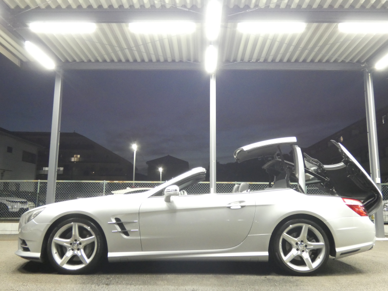 メルセデスベンツ SLクラス SL350 BL-EF AMGｽﾎﾟｰﾂ&ﾚｰﾀﾞｰｾｰﾌﾃｨPKG　ｷｰﾚｽｺﾞｰ AMGｴｱﾛ&19AW 黒革ｼｰﾄ/ﾋｰﾀｰ/ｴｱｽｶｰﾌ HDDﾅﾋﾞ 地ﾃﾞｼﾞ Bｶﾒﾗ ﾄﾞﾗﾚｺ ﾊﾟﾄﾞﾙｼﾌﾄ 自動ﾄﾗﾝｸ/ﾌｯﾄOP ｷｾﾉﾝﾗｲﾄ/自動HB ｱﾝﾋﾞｴﾝﾄﾗｲﾄ　2年保証付