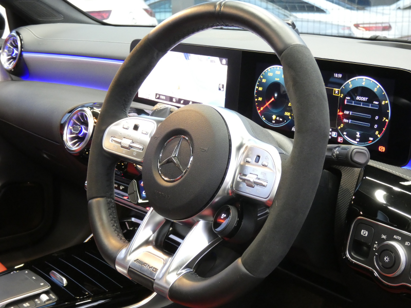 AMG Aクラス A45 S 4MATIC+ AMGﾊﾟﾌｫｰﾏﾝｽ&AMGｱﾄﾞﾊﾞﾝｽﾄﾞ&ﾚｰﾀﾞｰｾｰﾌﾃｨPKG　meｺﾈｸﾄ AMGﾊﾟﾌｫｰﾏﾝｽｽﾃｱﾘﾝｸﾞ&ｼｰﾄ AMGｴｱﾛ&19ｲﾝﾁAW AMG強化ﾌﾞﾚｰｷ 赤黒革/ﾍﾞﾝﾁﾚｰﾀｰ ﾊﾟﾉﾗﾏSR MBUXﾅﾋﾞTV 360度ｶﾒﾗ ﾍｯﾄﾞｱｯﾌﾟD Burmester　2年保証付
