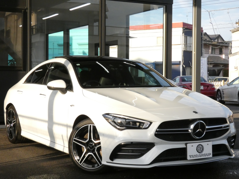 AMG CLAクラス CLA35 4MATIC AMGｱﾄﾞﾊﾞﾝｽﾄﾞ&ﾅﾋﾞｹﾞｰｼｮﾝ&ﾚｰﾀﾞｰｾｰﾌﾃｨPKG　meｺﾈｸﾄ AMGｴｱﾛ 18ｲﾝﾁAW 灰黒革/ﾋｰﾀｰ ﾊﾟﾉﾗﾏｻﾝﾙｰﾌ MBUXﾅﾋﾞ 地ﾃﾞｼﾞ 360度ｶﾒﾗ ﾍｯﾄﾞｱｯﾌﾟD ｱﾄﾞﾊﾞﾝｽﾄﾞｻｳﾝﾄﾞ F&Rﾄﾞﾗﾚｺ LEDﾍｯﾄﾞﾗｲﾄ　2年保証付