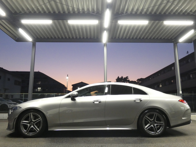 メルセデスベンツ CLS CLS220d ｽﾎﾟｰﾂ ｴｸｽｸﾙｰｼﾌﾞ&ﾚｰﾀﾞｰｾｰﾌﾃｨPKG　中期 Newﾎﾞﾝﾈｯﾄ MBUXﾅﾋﾞTV meｺﾈｸﾄ ﾌﾞﾗｯｸﾅｯﾊﾟﾚｻﾞｰ/ﾍﾞﾝﾁﾚｰﾀｰ ｻﾝﾙｰﾌ 360度ｶﾒﾗ 前後ﾄﾞﾗﾚｺ Burmester ﾍｯﾄﾞｱｯﾌﾟD ｴｱﾊﾞﾗﾝｽPKG ｵｰﾄﾄﾗﾝｸ AMGｴｱﾛ&19ｲﾝﾁAW　2年保証付