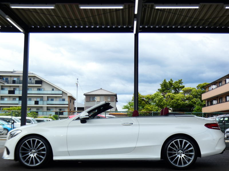 メルセデスベンツ Cクラス C180 ｶﾌﾞﾘｵﾚ ｽﾎﾟｰﾂ ﾚｻﾞｰｴｸｽｸﾙｰｼﾌﾞ&ﾚｰﾀﾞｰｾｰﾌﾃｨPKG　meｺﾈｸﾄ 9速AT 赤幌 赤本革/ﾋｰﾀｰ/ｴｱｽｶｰﾌ HDDﾅﾋﾞ 地ﾃﾞｼﾞ Bｶﾒﾗ ﾍｯﾄﾞｱｯﾌﾟD ｴｱﾊﾞﾗﾝｽPKG ｷｰﾚｽｺﾞｰ ﾀﾞｲﾅﾐｯｸｾﾚｸﾄ LEDﾗｲﾄ/自動HB AMGｴｱﾛ&19ｲﾝﾁAW　2年保証付