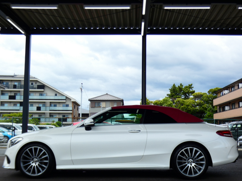 メルセデスベンツ Cクラス C180 ｶﾌﾞﾘｵﾚ ｽﾎﾟｰﾂ ﾚｻﾞｰｴｸｽｸﾙｰｼﾌﾞ&ﾚｰﾀﾞｰｾｰﾌﾃｨPKG　meｺﾈｸﾄ 9速AT 赤幌 赤本革/ﾋｰﾀｰ/ｴｱｽｶｰﾌ HDDﾅﾋﾞ 地ﾃﾞｼﾞ Bｶﾒﾗ ﾍｯﾄﾞｱｯﾌﾟD ｴｱﾊﾞﾗﾝｽPKG ｷｰﾚｽｺﾞｰ ﾀﾞｲﾅﾐｯｸｾﾚｸﾄ LEDﾗｲﾄ/自動HB AMGｴｱﾛ&19ｲﾝﾁAW　2年保証付