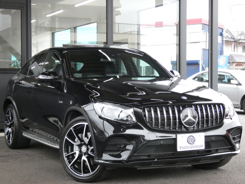 AMG GLCクーペ GLC43 4MATIC ｸｰﾍﾟ ﾚｻﾞｰｴｸｽｸﾙｰｼﾌﾞ&ﾅｲﾄ&ﾚｰﾀﾞｰｾｰﾌﾃｨPKG　AMGｴｱﾛ/21ｲﾝﾁAW ﾊﾟﾅﾒﾘｶｰﾅｸﾞﾘﾙ 黒本革 ｻﾝﾙｰﾌ HDDﾅﾋﾞ 地ﾃﾞｼﾞ 360度ｶﾒﾗ Burmester LEDﾍｯﾄﾞﾗｲﾄ ｵｰﾄﾘｱｹﾞｰﾄ ｴｱﾊﾞﾗﾝｽPKG ﾍｯﾄﾞｱｯﾌﾟD　2年保証付