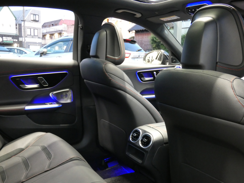 AMG Cクラス C43 4MATIC AMGﾅｲﾄ&ﾚｰﾀﾞｰｾｰﾌﾃｨPKG　BSG搭載 AMGｴｱﾛ&19AW AMGﾅｲﾄPKG ﾊﾟﾌｫｰﾏﾝｽｻｳﾝﾄﾞ ﾘｱｱｸｽﾙｽﾃｱﾘﾝｸﾞ 黒本革ｼｰﾄ/ﾋｰﾀｰ/ﾍﾞﾝﾁﾚｰﾀｰ MBUXﾅﾋﾞ 地ﾃﾞｼﾞ 360度ｶﾒﾗ Burmester HUD 前後ﾄﾞﾗﾚｺ DIGITALﾗｲﾄ　2年保証付