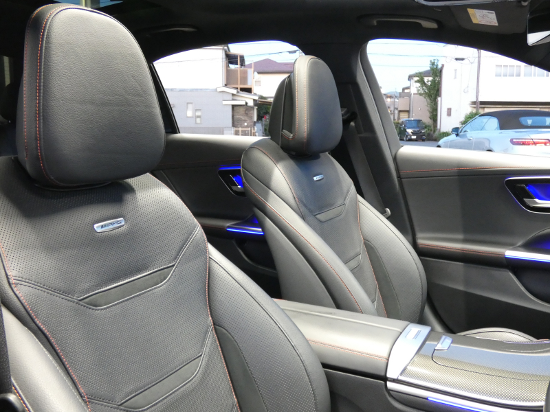 AMG Cクラス C43 4MATIC AMGﾅｲﾄ&ﾚｰﾀﾞｰｾｰﾌﾃｨPKG　BSG搭載 AMGｴｱﾛ&19AW AMGﾅｲﾄPKG ﾊﾟﾌｫｰﾏﾝｽｻｳﾝﾄﾞ ﾘｱｱｸｽﾙｽﾃｱﾘﾝｸﾞ 黒本革ｼｰﾄ/ﾋｰﾀｰ/ﾍﾞﾝﾁﾚｰﾀｰ MBUXﾅﾋﾞ 地ﾃﾞｼﾞ 360度ｶﾒﾗ Burmester HUD 前後ﾄﾞﾗﾚｺ DIGITALﾗｲﾄ　2年保証付