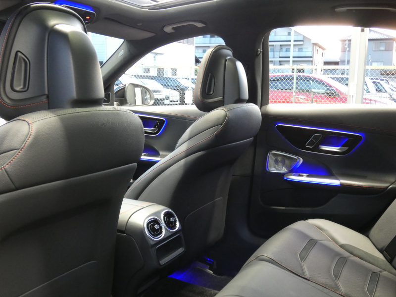 AMG Cクラス C43 4MATIC AMGﾅｲﾄ&ﾚｰﾀﾞｰｾｰﾌﾃｨPKG　BSG搭載 AMGｴｱﾛ&19AW AMGﾅｲﾄPKG ﾊﾟﾌｫｰﾏﾝｽｻｳﾝﾄﾞ ﾘｱｱｸｽﾙｽﾃｱﾘﾝｸﾞ 黒本革ｼｰﾄ/ﾋｰﾀｰ/ﾍﾞﾝﾁﾚｰﾀｰ MBUXﾅﾋﾞ 地ﾃﾞｼﾞ 360度ｶﾒﾗ Burmester HUD 前後ﾄﾞﾗﾚｺ DIGITALﾗｲﾄ　2年保証付