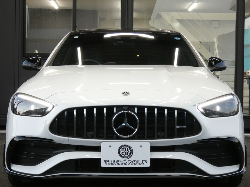 AMG Cクラス C43 4MATIC AMGﾅｲﾄ&ﾚｰﾀﾞｰｾｰﾌﾃｨPKG　BSG搭載 AMGｴｱﾛ&19AW AMGﾅｲﾄPKG ﾊﾟﾌｫｰﾏﾝｽｻｳﾝﾄﾞ ﾘｱｱｸｽﾙｽﾃｱﾘﾝｸﾞ 黒本革ｼｰﾄ/ﾋｰﾀｰ/ﾍﾞﾝﾁﾚｰﾀｰ MBUXﾅﾋﾞ 地ﾃﾞｼﾞ 360度ｶﾒﾗ Burmester HUD 前後ﾄﾞﾗﾚｺ DIGITALﾗｲﾄ　2年保証付
