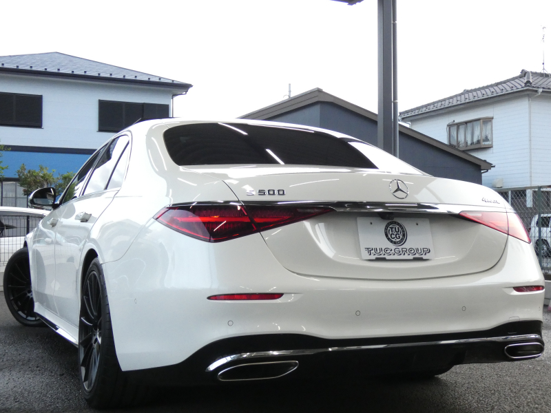 メルセデスベンツ Sクラス S500 4MATIC AMGﾗｲﾝ&ﾚｻﾞｰｴｸｽｸﾙｰｼﾌﾞ&ﾍﾞｰｼｯｸPKG　ISG搭載 ﾌﾞﾗｳﾝﾚｻﾞｰ/ﾋｰﾀｰ/ﾍﾞﾝﾁﾚｰﾀｰ ﾊﾟﾉﾗﾏSR MBUXﾅﾋﾞTV AppleCarPlay 360ｶﾒﾗ Burmester ﾍｯﾄﾞｱｯﾌﾟD 自動ﾄﾗﾝｸ/ﾌｯﾄOP ﾃﾞｼﾞﾀﾙLEDﾗｲﾄ AMGｴｱﾛ/20ｲﾝﾁAW　2年保証付