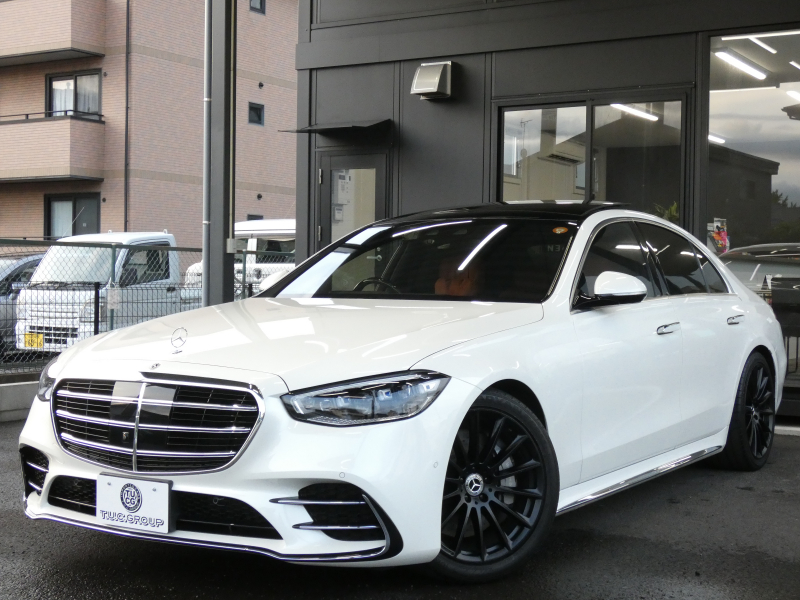 メルセデスベンツ Sクラス S500 4MATIC AMGﾗｲﾝ&ﾚｻﾞｰｴｸｽｸﾙｰｼﾌﾞ&ﾍﾞｰｼｯｸPKG　ISG搭載 ﾌﾞﾗｳﾝﾚｻﾞｰ/ﾋｰﾀｰ/ﾍﾞﾝﾁﾚｰﾀｰ ﾊﾟﾉﾗﾏSR MBUXﾅﾋﾞTV AppleCarPlay 360ｶﾒﾗ Burmester ﾍｯﾄﾞｱｯﾌﾟD 自動ﾄﾗﾝｸ/ﾌｯﾄOP ﾃﾞｼﾞﾀﾙLEDﾗｲﾄ AMGｴｱﾛ/20ｲﾝﾁAW　2年保証付