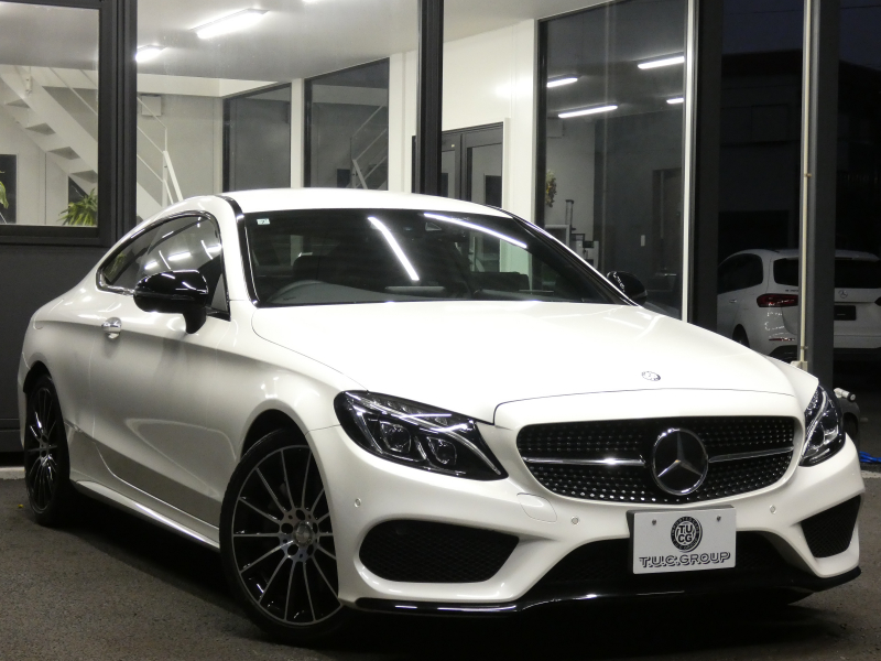 メルセデスベンツ Cクラス C300 ｸｰﾍﾟ ｽﾎﾟｰﾂ ﾚｰﾀﾞｰｾｰﾌﾃｨPKG　受注生産ﾓﾃﾞﾙ  高出力E/G 専用ｴｸｽﾃﾘｱ ｷｰﾚｽｺﾞｰ 黒本革ｼｰﾄ/ﾋｰﾀｰ HDDﾅﾋﾞ 地ﾃﾞｼﾞ Bｶﾒﾗ 前後ﾄﾞﾗﾚｺ ｴｱﾊﾞﾗﾝｽPKG ﾊﾟｰｸﾄﾛﾆｯｸ LEDﾗｲﾄ/自動HB AMGｴｱﾛ 専用AMG19AW　2年保証付