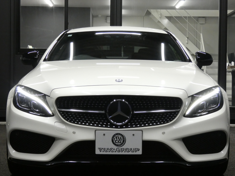 メルセデスベンツ Cクラス C300 ｸｰﾍﾟ ｽﾎﾟｰﾂ ﾚｰﾀﾞｰｾｰﾌﾃｨPKG　受注生産ﾓﾃﾞﾙ  高出力E/G 専用ｴｸｽﾃﾘｱ ｷｰﾚｽｺﾞｰ 黒本革ｼｰﾄ/ﾋｰﾀｰ HDDﾅﾋﾞ 地ﾃﾞｼﾞ Bｶﾒﾗ 前後ﾄﾞﾗﾚｺ ｴｱﾊﾞﾗﾝｽPKG ﾊﾟｰｸﾄﾛﾆｯｸ LEDﾗｲﾄ/自動HB AMGｴｱﾛ 専用AMG19AW　2年保証付