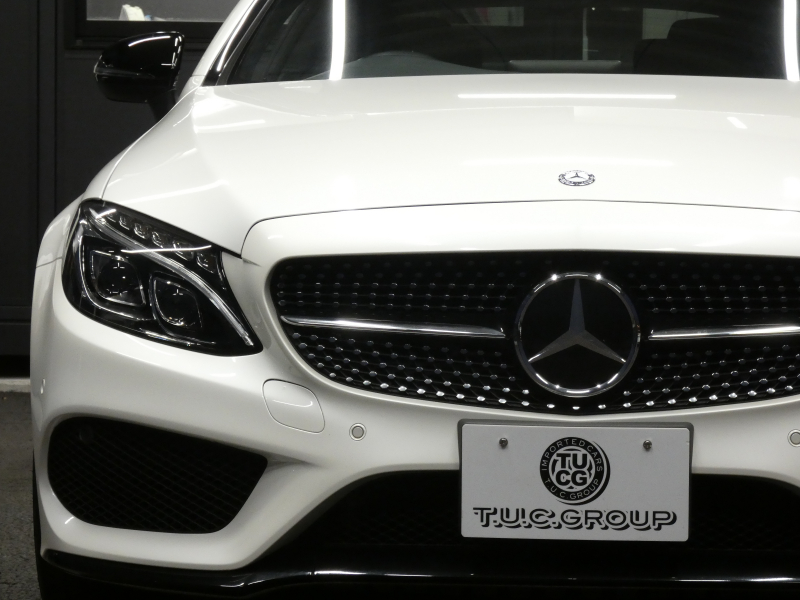 メルセデスベンツ Cクラス C300 ｸｰﾍﾟ ｽﾎﾟｰﾂ ﾚｰﾀﾞｰｾｰﾌﾃｨPKG　受注生産ﾓﾃﾞﾙ  高出力E/G 専用ｴｸｽﾃﾘｱ ｷｰﾚｽｺﾞｰ 黒本革ｼｰﾄ/ﾋｰﾀｰ HDDﾅﾋﾞ 地ﾃﾞｼﾞ Bｶﾒﾗ 前後ﾄﾞﾗﾚｺ ｴｱﾊﾞﾗﾝｽPKG ﾊﾟｰｸﾄﾛﾆｯｸ LEDﾗｲﾄ/自動HB AMGｴｱﾛ 専用AMG19AW　2年保証付