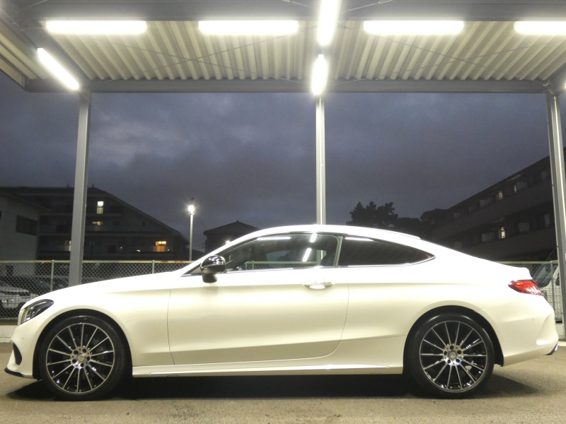 メルセデスベンツ Cクラス C300 ｸｰﾍﾟ ｽﾎﾟｰﾂ ﾚｰﾀﾞｰｾｰﾌﾃｨPKG　受注生産ﾓﾃﾞﾙ  高出力E/G 専用ｴｸｽﾃﾘｱ ｷｰﾚｽｺﾞｰ 黒本革ｼｰﾄ/ﾋｰﾀｰ HDDﾅﾋﾞ 地ﾃﾞｼﾞ Bｶﾒﾗ 前後ﾄﾞﾗﾚｺ ｴｱﾊﾞﾗﾝｽPKG ﾊﾟｰｸﾄﾛﾆｯｸ LEDﾗｲﾄ/自動HB AMGｴｱﾛ 専用AMG19AW　2年保証付