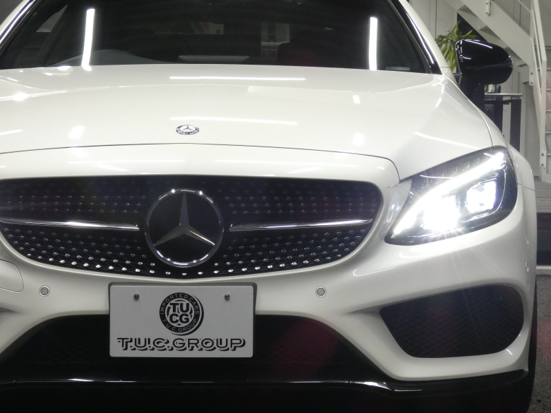 メルセデスベンツ Cクラス C300 ｸｰﾍﾟ ｽﾎﾟｰﾂ ﾚｰﾀﾞｰｾｰﾌﾃｨPKG　受注生産ﾓﾃﾞﾙ  高出力E/G 専用ｴｸｽﾃﾘｱ ｷｰﾚｽｺﾞｰ 黒本革ｼｰﾄ/ﾋｰﾀｰ HDDﾅﾋﾞ 地ﾃﾞｼﾞ Bｶﾒﾗ 前後ﾄﾞﾗﾚｺ ｴｱﾊﾞﾗﾝｽPKG ﾊﾟｰｸﾄﾛﾆｯｸ LEDﾗｲﾄ/自動HB AMGｴｱﾛ 専用AMG19AW　2年保証付