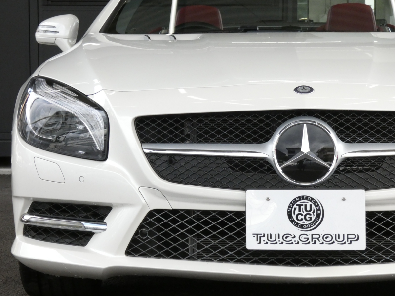 メルセデスベンツ SLクラス SL350 AMGｽﾎﾟｰﾂ&ABC&ﾚｰﾀﾞｰｾｰﾌﾃｨPKG　AMGｴｱﾛ/19ｲﾝﾁAW ﾏｼﾞｯｸｽｶｲﾙｰﾌ ｷｰﾚｽｺﾞｰ 赤革/ﾍﾞﾝﾁﾚｰﾀｰ HDDﾅﾋﾞ 地ﾃﾞｼﾞ Bｶﾒﾗ BTｵｰﾃﾞｨｵ harman/kardon ﾊﾟﾄﾞﾙｼﾌﾄ 自動ﾄﾗﾝｸ/ﾌｯﾄOP付 ｷｾﾉﾝ/自動HB ｱﾝﾋﾞｴﾝﾄﾗｲﾄ　2年保証付