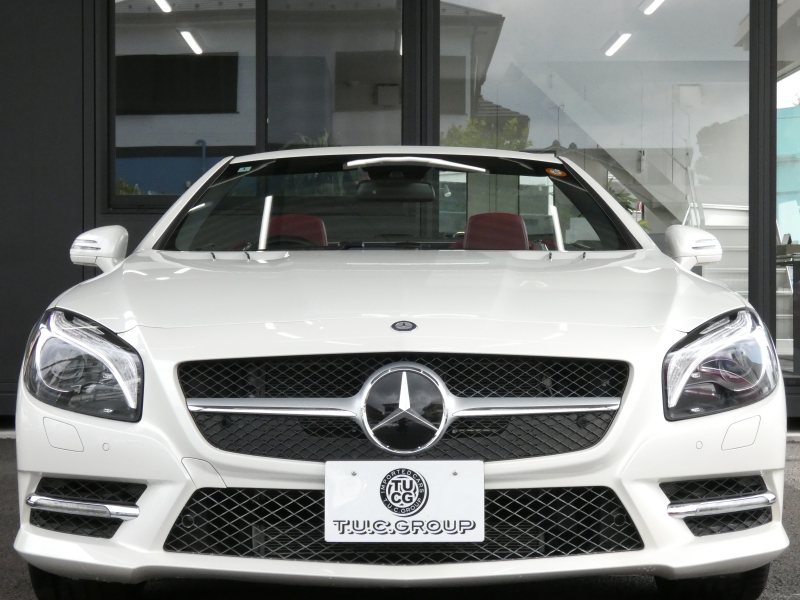 メルセデスベンツ SLクラス SL350 AMGｽﾎﾟｰﾂ&ABC&ﾚｰﾀﾞｰｾｰﾌﾃｨPKG　AMGｴｱﾛ/19ｲﾝﾁAW ﾏｼﾞｯｸｽｶｲﾙｰﾌ ｷｰﾚｽｺﾞｰ 赤革/ﾍﾞﾝﾁﾚｰﾀｰ HDDﾅﾋﾞ 地ﾃﾞｼﾞ Bｶﾒﾗ BTｵｰﾃﾞｨｵ harman/kardon ﾊﾟﾄﾞﾙｼﾌﾄ 自動ﾄﾗﾝｸ/ﾌｯﾄOP付 ｷｾﾉﾝ/自動HB ｱﾝﾋﾞｴﾝﾄﾗｲﾄ　2年保証付