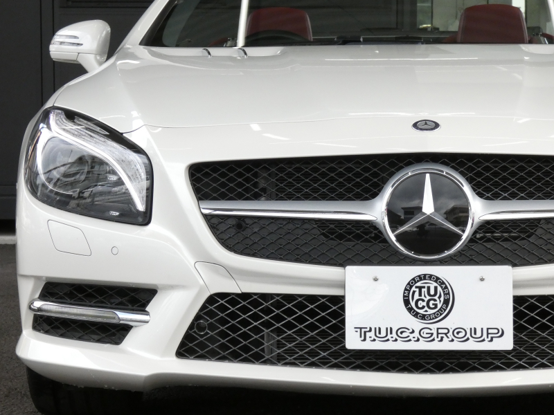 メルセデスベンツ SLクラス SL350 AMGｽﾎﾟｰﾂ&ABC&ﾚｰﾀﾞｰｾｰﾌﾃｨPKG　AMGｴｱﾛ/19ｲﾝﾁAW ﾏｼﾞｯｸｽｶｲﾙｰﾌ ｷｰﾚｽｺﾞｰ 赤革/ﾍﾞﾝﾁﾚｰﾀｰ HDDﾅﾋﾞ 地ﾃﾞｼﾞ Bｶﾒﾗ BTｵｰﾃﾞｨｵ harman/kardon ﾊﾟﾄﾞﾙｼﾌﾄ 自動ﾄﾗﾝｸ/ﾌｯﾄOP付 ｷｾﾉﾝ/自動HB ｱﾝﾋﾞｴﾝﾄﾗｲﾄ　2年保証付