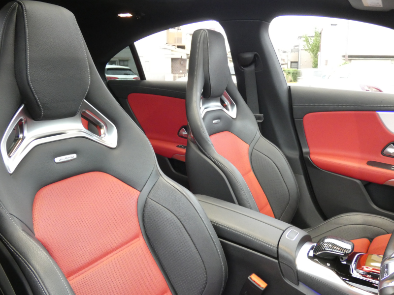 AMG CLAクラス CLA45 S 4MATIC+ AMGﾊﾟﾌｫｰﾏﾝｽ&AMGｱﾄﾞﾊﾞﾝｽﾄﾞ&ﾚｰﾀﾞｰｾｰﾌﾃｨPKG　meｺﾈｸﾄ AMGﾊﾟﾌｫｰﾏﾝｽｽﾃｱﾘﾝｸﾞ&ｼｰﾄ AMGｴｱﾛ&19ｲﾝﾁAW AMG強化ﾌﾞﾚｰｷ 赤黒革/ﾍﾞﾝﾁﾚｰﾀｰ ﾊﾟﾉﾗﾏSR MBUXﾅﾋﾞTV 360度ｶﾒﾗ ﾍｯﾄﾞｱｯﾌﾟD ｱﾄﾞﾊﾞﾝｽﾄﾞｻｳﾝﾄﾞ　2年保証付