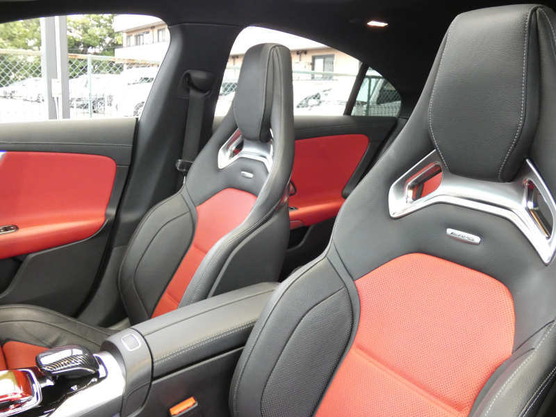 AMG CLAクラス CLA45 S 4MATIC+ AMGﾊﾟﾌｫｰﾏﾝｽ&AMGｱﾄﾞﾊﾞﾝｽﾄﾞ&ﾚｰﾀﾞｰｾｰﾌﾃｨPKG　meｺﾈｸﾄ AMGﾊﾟﾌｫｰﾏﾝｽｽﾃｱﾘﾝｸﾞ&ｼｰﾄ AMGｴｱﾛ&19ｲﾝﾁAW AMG強化ﾌﾞﾚｰｷ 赤黒革/ﾍﾞﾝﾁﾚｰﾀｰ ﾊﾟﾉﾗﾏSR MBUXﾅﾋﾞTV 360度ｶﾒﾗ ﾍｯﾄﾞｱｯﾌﾟD ｱﾄﾞﾊﾞﾝｽﾄﾞｻｳﾝﾄﾞ　2年保証付