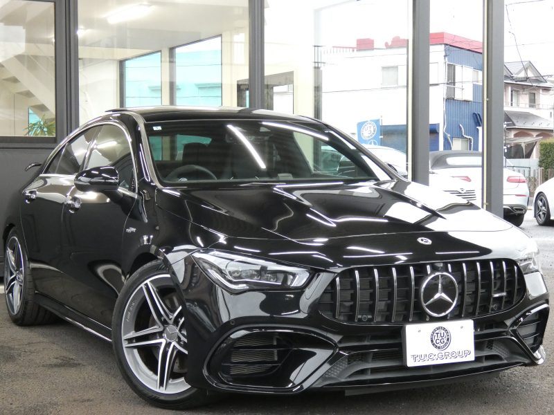 AMG CLAクラス CLA45 S 4MATIC+ AMGﾊﾟﾌｫｰﾏﾝｽ&AMGｱﾄﾞﾊﾞﾝｽﾄﾞ&ﾚｰﾀﾞｰｾｰﾌﾃｨPKG　meｺﾈｸﾄ AMGﾊﾟﾌｫｰﾏﾝｽｽﾃｱﾘﾝｸﾞ&ｼｰﾄ AMGｴｱﾛ&19ｲﾝﾁAW AMG強化ﾌﾞﾚｰｷ 赤黒革/ﾍﾞﾝﾁﾚｰﾀｰ ﾊﾟﾉﾗﾏSR MBUXﾅﾋﾞTV 360度ｶﾒﾗ ﾍｯﾄﾞｱｯﾌﾟD ｱﾄﾞﾊﾞﾝｽﾄﾞｻｳﾝﾄﾞ　2年保証付