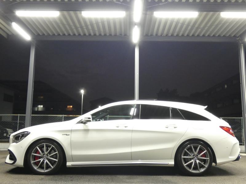 AMG CLAクラス CLA45 4MATIC ｼｭｰﾃｨﾝｸﾞﾌﾞﾚｰｸ ﾚｰﾀﾞｰｾｰﾌﾃｨPKG　後期 ｷｰﾚｽｺﾞｰ 黒革/ﾋｰﾀｰ ﾊﾟﾉﾗﾏｻﾝﾙｰﾌ HDDﾅﾋﾞ 地ﾃﾞｼﾞ Bｶﾒﾗ AppleCarPlay 自動ﾘｱｹﾞｰﾄ/ﾌｯﾄOP 前後ﾄﾞﾗﾚｺ AMGｴｱﾛ/18ｲﾝﾁAW AMGﾗｲﾄﾞｺﾝﾄﾛｰﾙｻｽ LEDﾍｯﾄﾞﾗｲﾄ/ｵｰﾄHB　2年保証付
