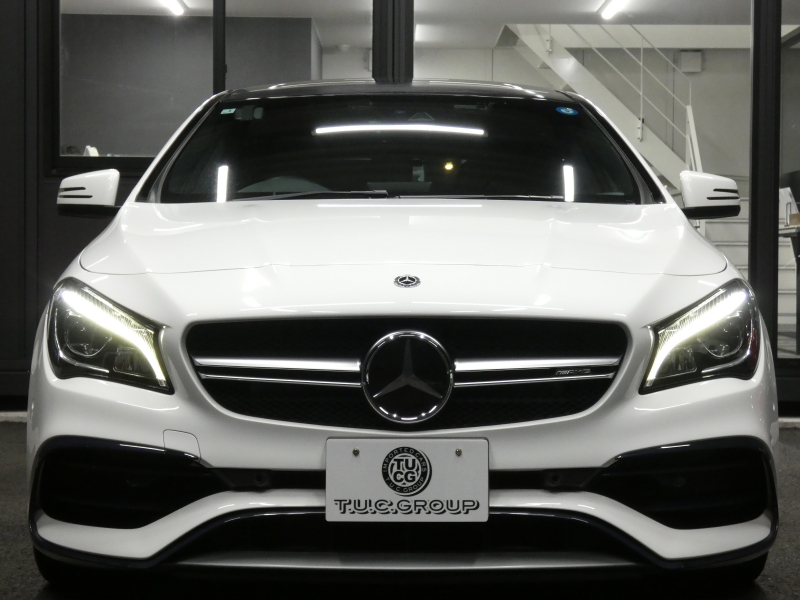 AMG CLAクラス CLA45 4MATIC ｼｭｰﾃｨﾝｸﾞﾌﾞﾚｰｸ ﾚｰﾀﾞｰｾｰﾌﾃｨPKG　後期 ｷｰﾚｽｺﾞｰ 黒革/ﾋｰﾀｰ ﾊﾟﾉﾗﾏｻﾝﾙｰﾌ HDDﾅﾋﾞ 地ﾃﾞｼﾞ Bｶﾒﾗ AppleCarPlay 自動ﾘｱｹﾞｰﾄ/ﾌｯﾄOP 前後ﾄﾞﾗﾚｺ AMGｴｱﾛ/18ｲﾝﾁAW AMGﾗｲﾄﾞｺﾝﾄﾛｰﾙｻｽ LEDﾍｯﾄﾞﾗｲﾄ/ｵｰﾄHB　2年保証付