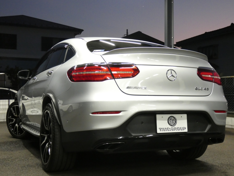 AMG GLCクーペ GLC43 4MATIC ｸｰﾍﾟ ﾚｻﾞｰｴｸｽｸﾙｰｼﾌﾞ&ﾅｲﾄ&ﾚｰﾀﾞｰｾｰﾌﾃｨPKG　AMGｴｱﾛ/21ｲﾝﾁAW AMGﾗｲﾄﾞｺﾝﾄﾛｰﾙ 黒本革/前後ﾋｰﾀｰ ｻﾝﾙｰﾌ HDDﾅﾋﾞ 地ﾃﾞｼﾞ 360度ｶﾒﾗ Burmester LEDﾍｯﾄﾞﾗｲﾄ ｵｰﾄﾘｱｹﾞｰﾄ ｴｱﾊﾞﾗﾝｽPKG ﾍｯﾄﾞｱｯﾌﾟD　2年保証付