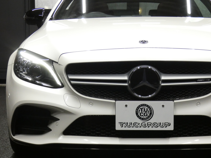 AMG Cクラス C43 4MATIC ｸｰﾍﾟ ﾚｰﾀﾞｰｾｰﾌﾃｨPKG　後期 390ps meｺﾈｸﾄ 赤本革 ﾊﾟﾉﾗﾏSR HDDﾅﾋﾞ 地ﾃﾞｼﾞ Appleｶｰﾌﾟﾚｲ ﾍｯﾄﾞｱｯﾌﾟD 360度ﾄﾞﾗﾚｺ Burmester ｴｱﾊﾞﾗﾝｽPKG ｵｰﾄﾄﾗﾝｸ/ﾌｯﾄOP ﾏﾙﾁﾋﾞｰﾑLEDﾍｯﾄﾞﾗｲﾄ AMGｴｱﾛ/19AW　2年保証付