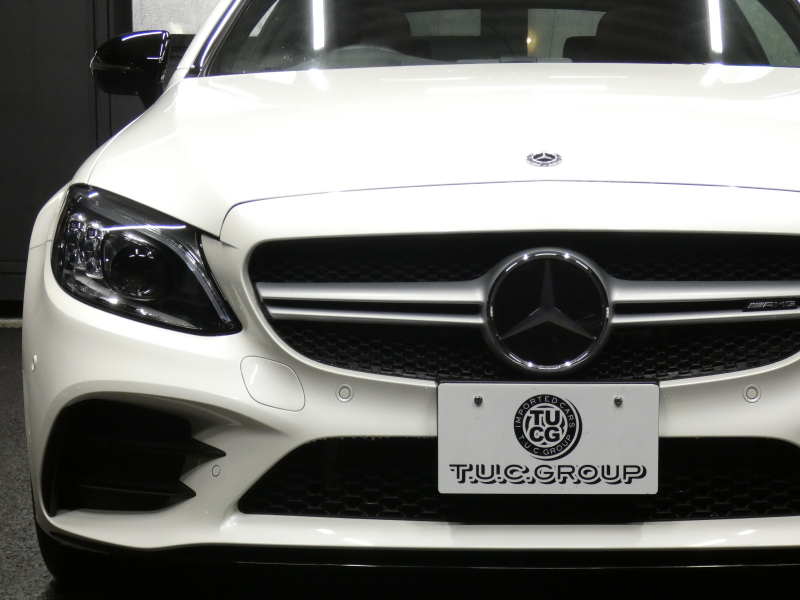 AMG Cクラス C43 4MATIC ｸｰﾍﾟ ﾚｰﾀﾞｰｾｰﾌﾃｨPKG　後期 390ps meｺﾈｸﾄ 赤本革 ﾊﾟﾉﾗﾏSR HDDﾅﾋﾞ 地ﾃﾞｼﾞ Appleｶｰﾌﾟﾚｲ ﾍｯﾄﾞｱｯﾌﾟD 360度ﾄﾞﾗﾚｺ Burmester ｴｱﾊﾞﾗﾝｽPKG ｵｰﾄﾄﾗﾝｸ/ﾌｯﾄOP ﾏﾙﾁﾋﾞｰﾑLEDﾍｯﾄﾞﾗｲﾄ AMGｴｱﾛ/19AW　2年保証付