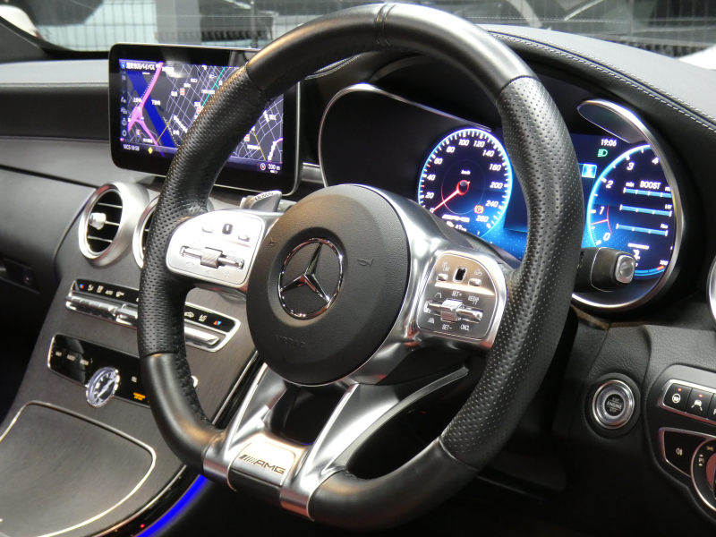 AMG Cクラス C43 4MATIC ｸｰﾍﾟ ﾚｰﾀﾞｰｾｰﾌﾃｨPKG　後期 390ps meｺﾈｸﾄ 赤本革 ﾊﾟﾉﾗﾏSR HDDﾅﾋﾞ 地ﾃﾞｼﾞ Appleｶｰﾌﾟﾚｲ ﾍｯﾄﾞｱｯﾌﾟD 360度ﾄﾞﾗﾚｺ Burmester ｴｱﾊﾞﾗﾝｽPKG ｵｰﾄﾄﾗﾝｸ/ﾌｯﾄOP ﾏﾙﾁﾋﾞｰﾑLEDﾍｯﾄﾞﾗｲﾄ AMGｴｱﾛ/19AW　2年保証付