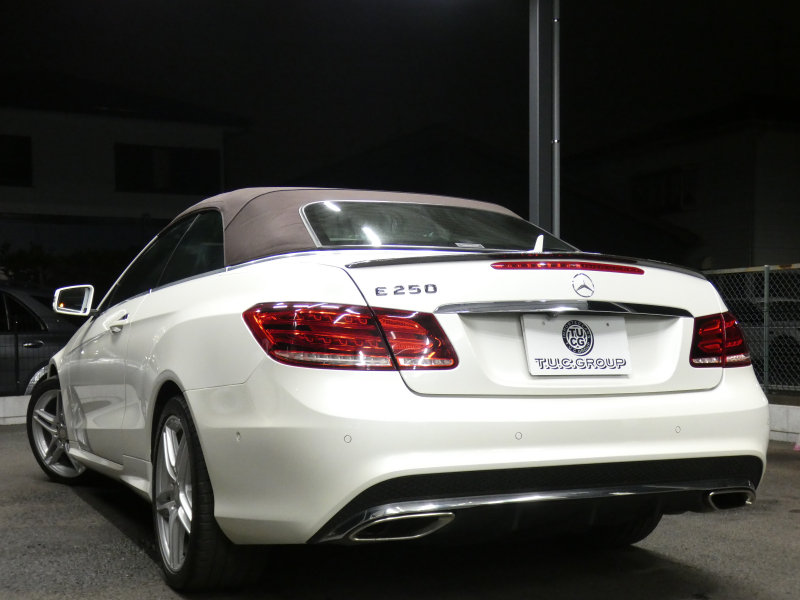 メルセデスベンツ Eクラス E250 ｶﾌﾞﾘｵﾚ AMGｽﾎﾟｰﾂ&ｺﾝﾌｫｰﾄ&ﾚｰﾀﾞｰｾｰﾌﾃｨPKG　後期 ﾌﾞﾗｳﾝｿﾌﾄﾄｯﾌﾟ AMGｴｱﾛ&18AW ﾄﾗﾝｸｽﾎﾟｲﾗｰ ｷｰﾚｽｺﾞｰ 茶本革/ﾋｰﾀｰ/ｴｱｽｶｰﾌ ｴｱｶﾞｲﾄﾞ ﾅﾋﾞ 地ﾃﾞｼﾞ ﾊﾞｯｸｶﾒﾗ 純正ﾄﾞﾗﾚｺ LEDﾍｯﾄﾞﾗｲﾄ/自動ﾊｲﾋﾞｰﾑ　2年保証付