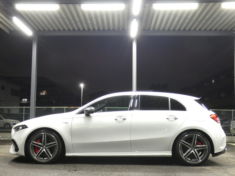 AMG Aクラス A45 S 4MATIC+ AMGｱﾄﾞﾊﾞﾝｽﾄﾞ&ﾚｰﾀﾞｰｾｰﾌﾃｨPKG　meｺﾈｸﾄ AMGﾊﾟﾌｫｰﾏﾝｽｽﾃｱﾘﾝｸﾞ AMGｴｱﾛ&19ｲﾝﾁAW AMG強化ﾌﾞﾚｰｷ 赤黒革/ﾋｰﾀｰ ﾊﾟﾉﾗﾏSR MBUXﾅﾋﾞTV 360度ｶﾒﾗ AppleCarPlay ﾍｯﾄﾞｱｯﾌﾟD ｱﾄﾞﾊﾞﾝｽﾄﾞｻｳﾝﾄﾞ　2年保証付