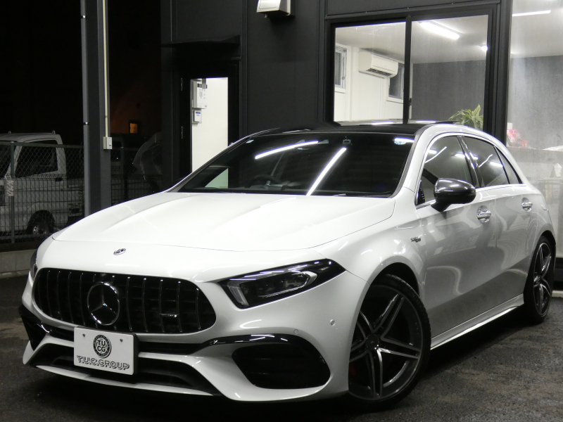AMG Aクラス A45 S 4MATIC+ AMGｱﾄﾞﾊﾞﾝｽﾄﾞ&ﾚｰﾀﾞｰｾｰﾌﾃｨPKG　meｺﾈｸﾄ AMGﾊﾟﾌｫｰﾏﾝｽｽﾃｱﾘﾝｸﾞ AMGｴｱﾛ&19ｲﾝﾁAW AMG強化ﾌﾞﾚｰｷ 赤黒革/ﾋｰﾀｰ ﾊﾟﾉﾗﾏSR MBUXﾅﾋﾞTV 360度ｶﾒﾗ AppleCarPlay ﾍｯﾄﾞｱｯﾌﾟD ｱﾄﾞﾊﾞﾝｽﾄﾞｻｳﾝﾄﾞ　2年保証付